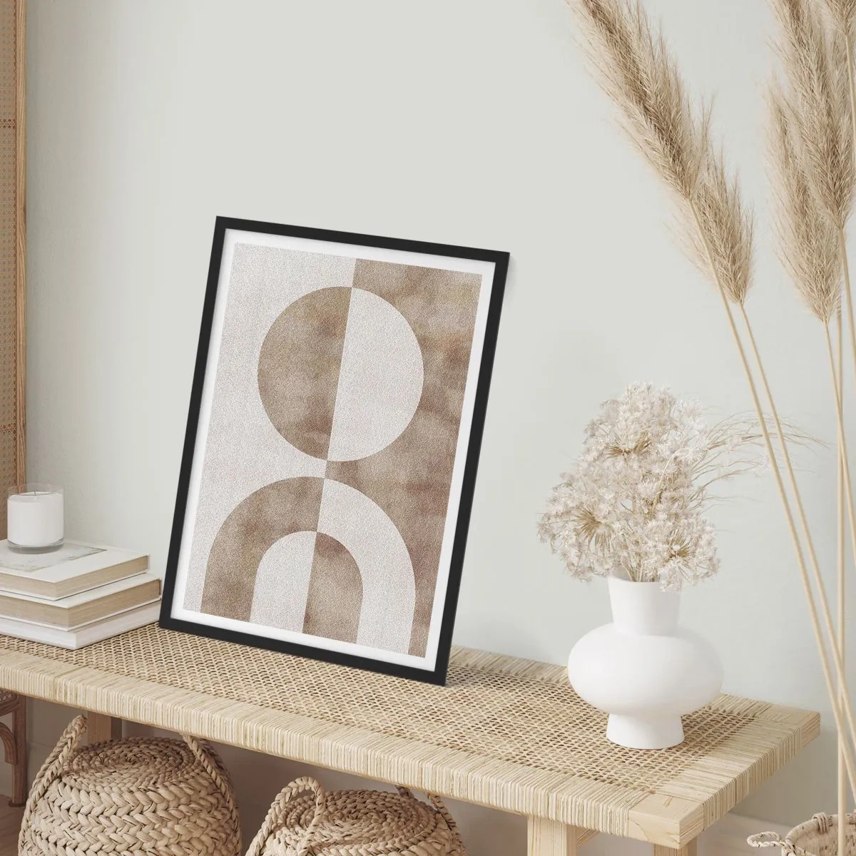 Poster în ramă neagră - Similitudini și diferențe - 40x50 cm