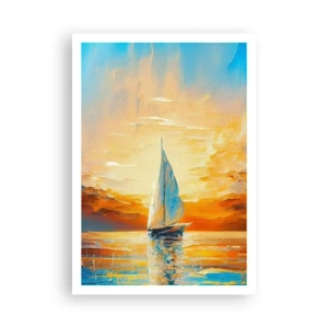Poster - Navigare prin aur - 70x100 cm