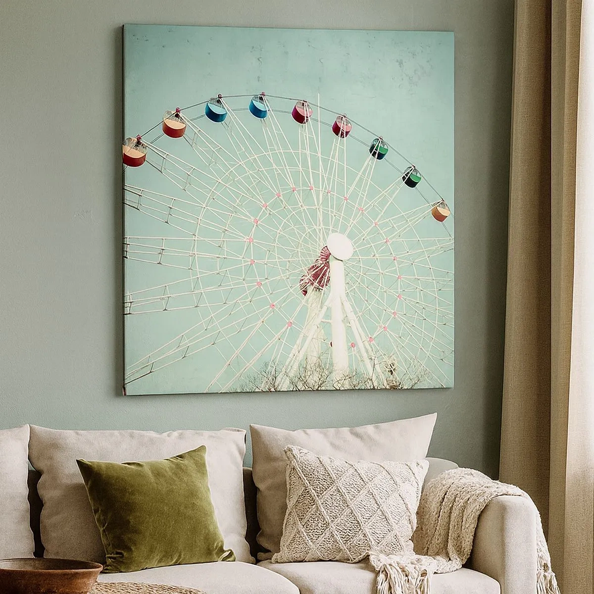 Tablou pe pânză - Poftim la joacă - 30x30 cm