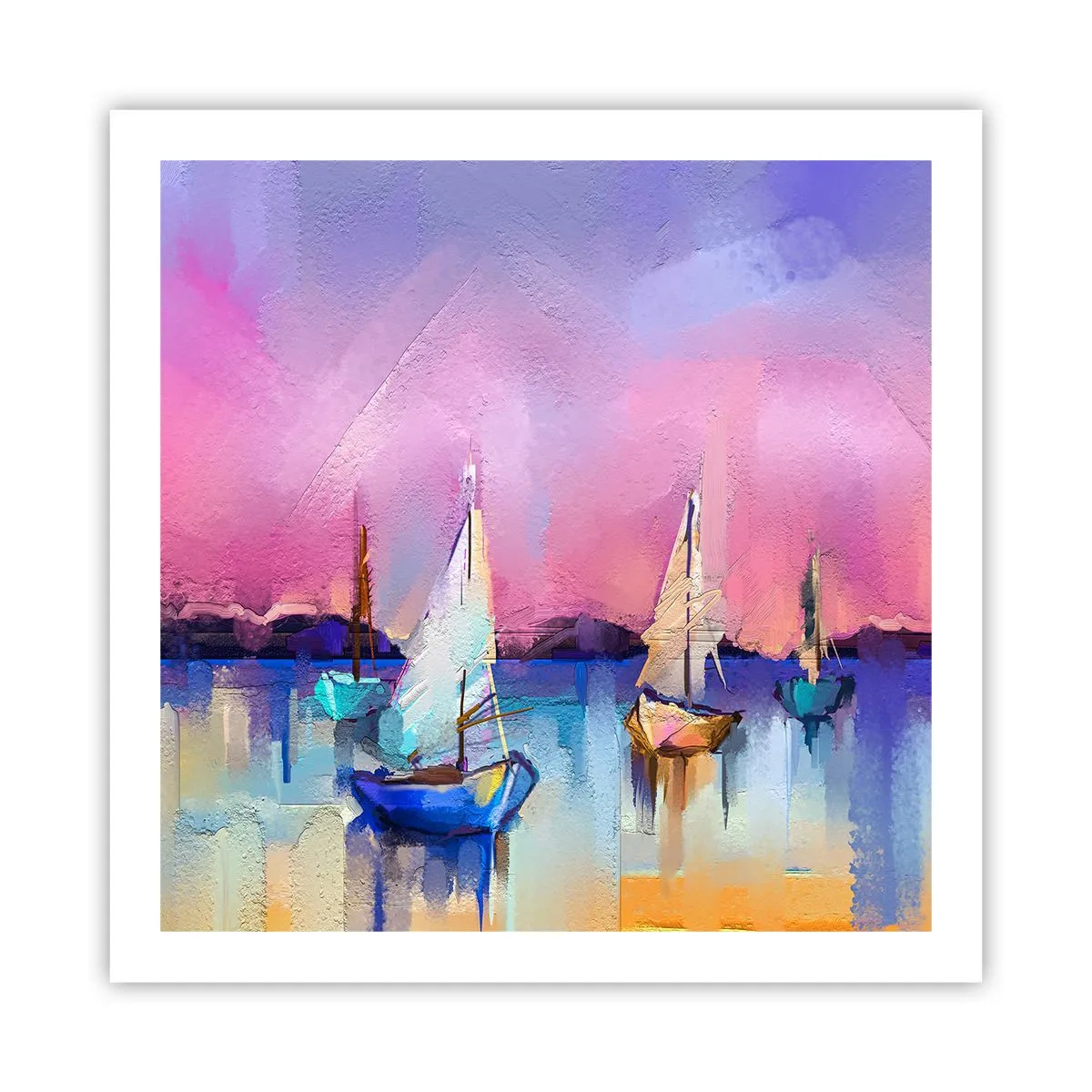 Poster - Direcția: ape largi - 60x60 cm
