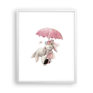 Poster în ramă albă - Pur și simplu dragoste - 40x50 cm