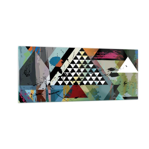 Tablou pe sticlă - Cât de simplu - 100x40 cm