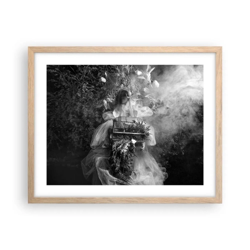 Poster în ramă de stejar deschis - Mama însăși - Natura - 50x40 cm