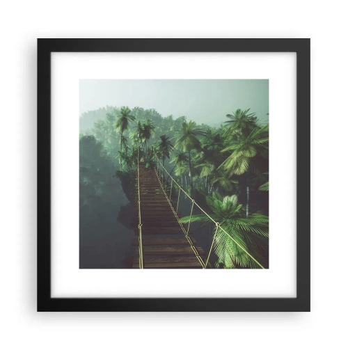 Poster în ramă neagră - Deasupra cazanului verde - 30x30 cm