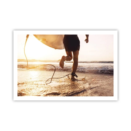 Poster - Pentru a întâmpina valul - 91x61 cm