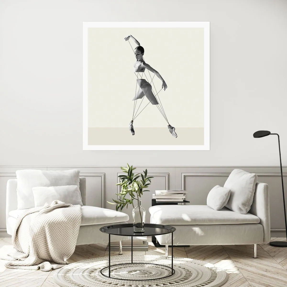 Poster - Într-un teatru de lumină - 60x60 cm