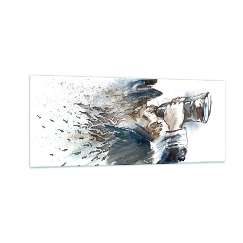 Tablou pe sticlă - Zece pe scara Beaufort! - 100x40 cm