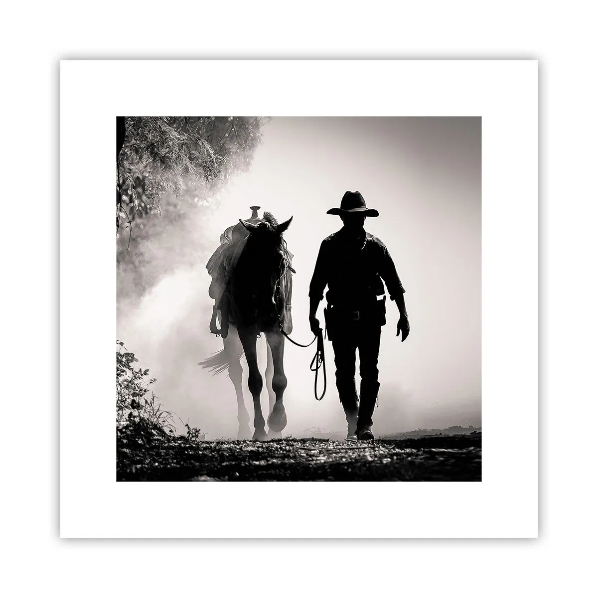 Poster - Texas de dimineața - 30x30 cm