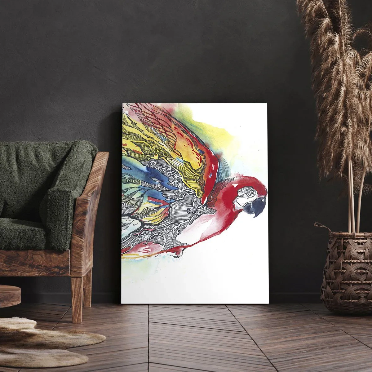 Tablou pe pânză - Trăiește în culori - 50x70 cm