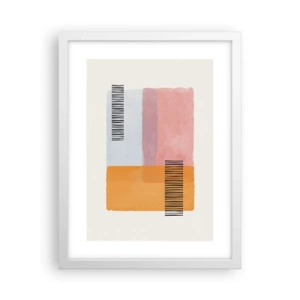 Poster în ramă albă - Din colț în colț - 30x40 cm