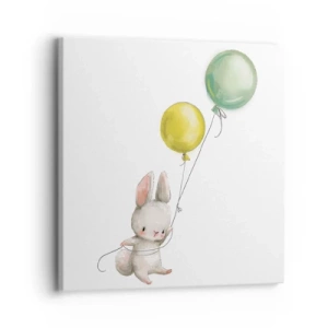 Tablou pe pânză - Voi zbura și eu! - 30x30 cm