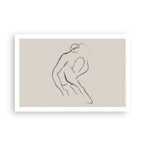 Poster - Schiță intimă - 91x61 cm