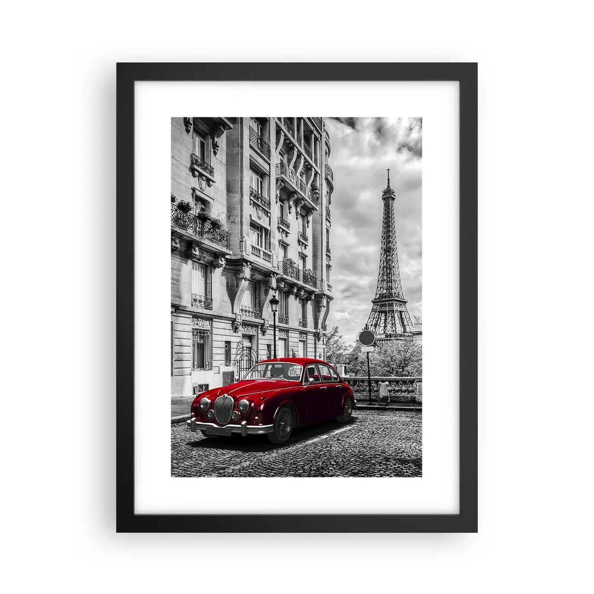 Poster în ramă neagră - Prădător în oraș - 30x40 cm