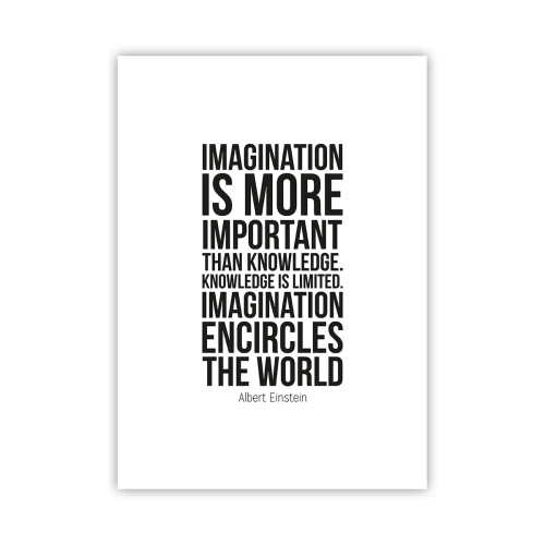 Poster - Einstein despre puterea imaginației - 50x70 cm