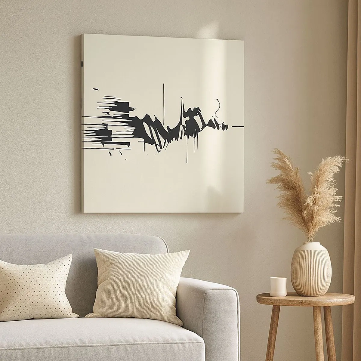 Tablou pe pânză - Abstracție pripită - 30x30 cm