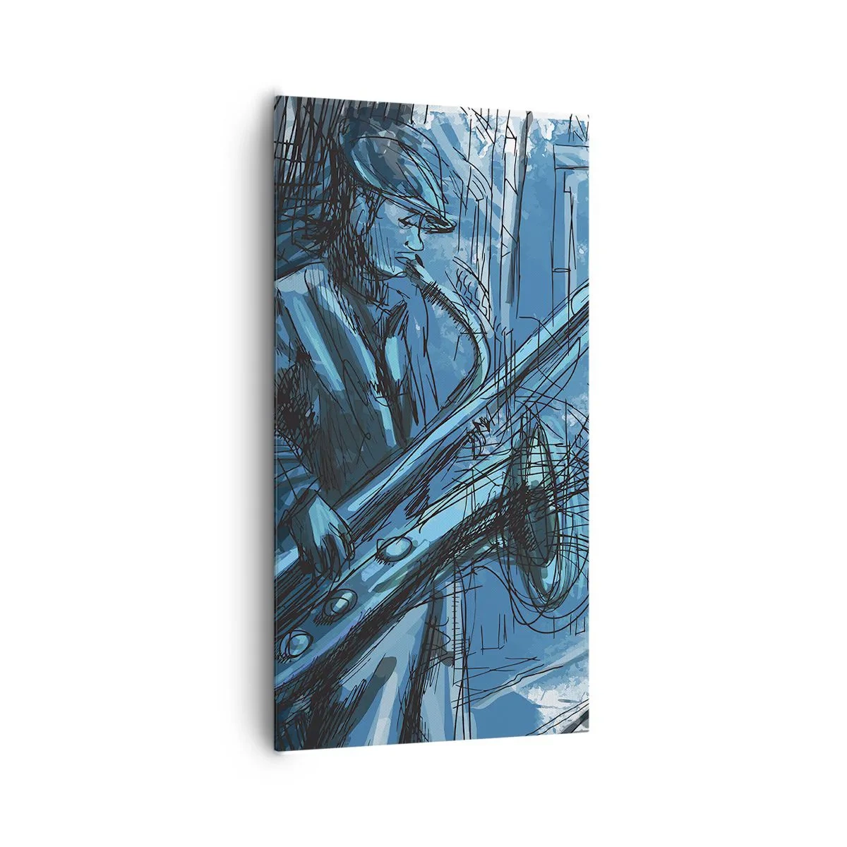 Tablou pe pânză - Rapsodie urbană - 65x120 cm