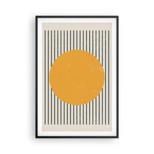 Poster în ramă neagră - Puterea simplității - 61x91 cm