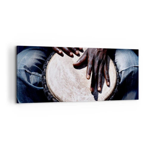 Tablou pe pânză - Trăiește în ritmul tău - 100x40 cm