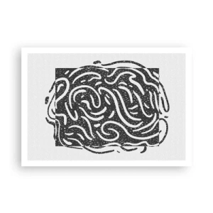 Poster - Abstracție: dansul bucuriei - 100x70 cm