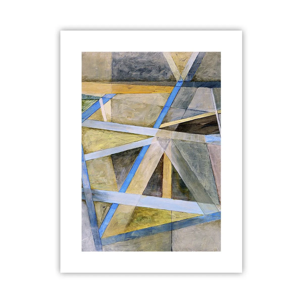 Poster - Drept sau de-a curmezișul? - 30x40 cm