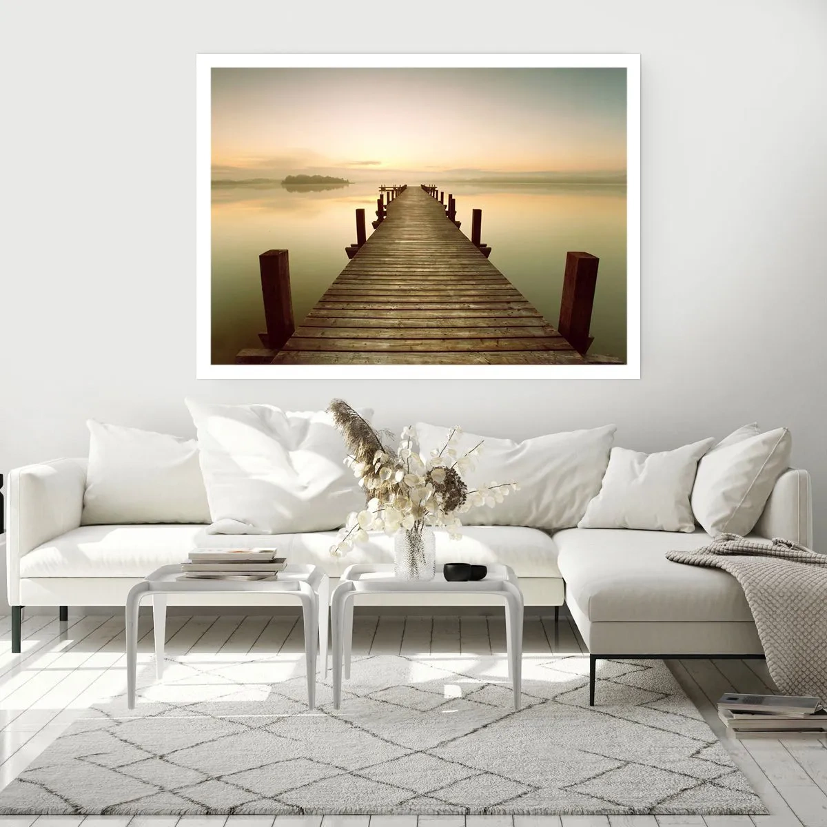 Poster - Înainte de răsărit, zori, lumină - 70x50 cm