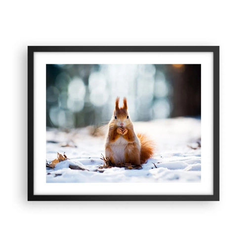 Poster în ramă neagră - Și la ce te uiți? - 50x40 cm