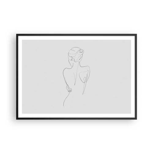 Poster în ramă neagră - Muzica corpului - 100x70 cm