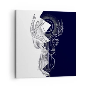 Tablou pe pânză - Lupta și unitatea contrariilor - 50x50 cm