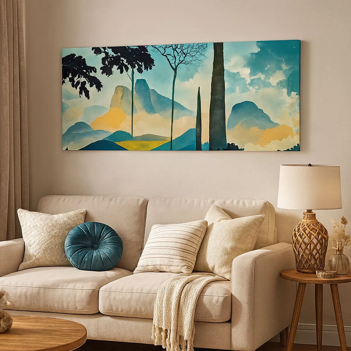 Tablou pe pânză - Din ce în ce mai sus - 100x40 cm