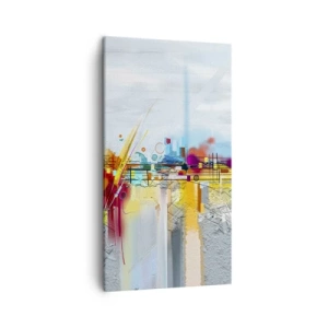 Tablou pe pânză - Pod de bucurie peste râul vieții - 45x80 cm