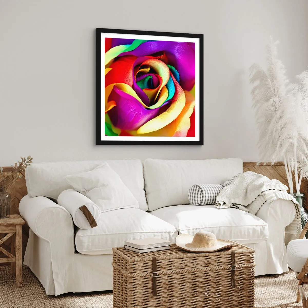 Poster în ramă neagră - Acest lucru este imposibil - 60x60 cm