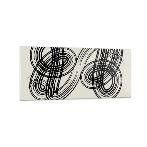 Tablou pe sticlă - A apărut spontan - 120x50 cm