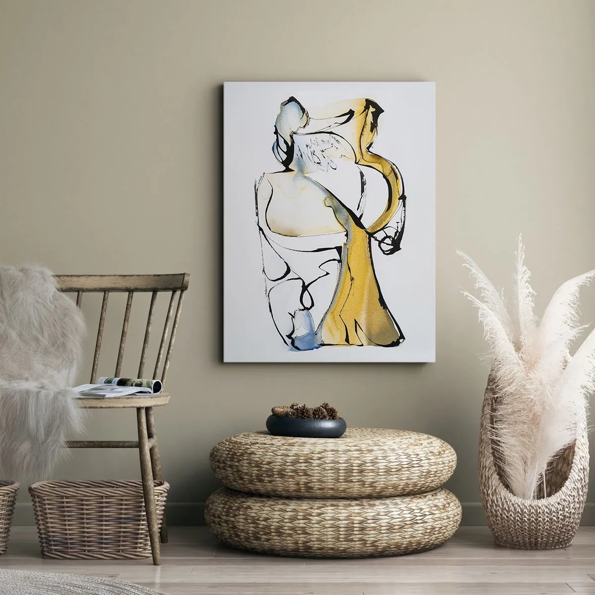 Tablou pe pânză - Abstracție de sticlă - 70x100 cm