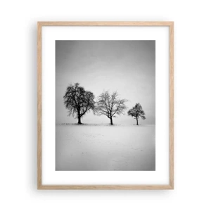 Poster în ramă de stejar deschis - La ce visează? - 40x50 cm