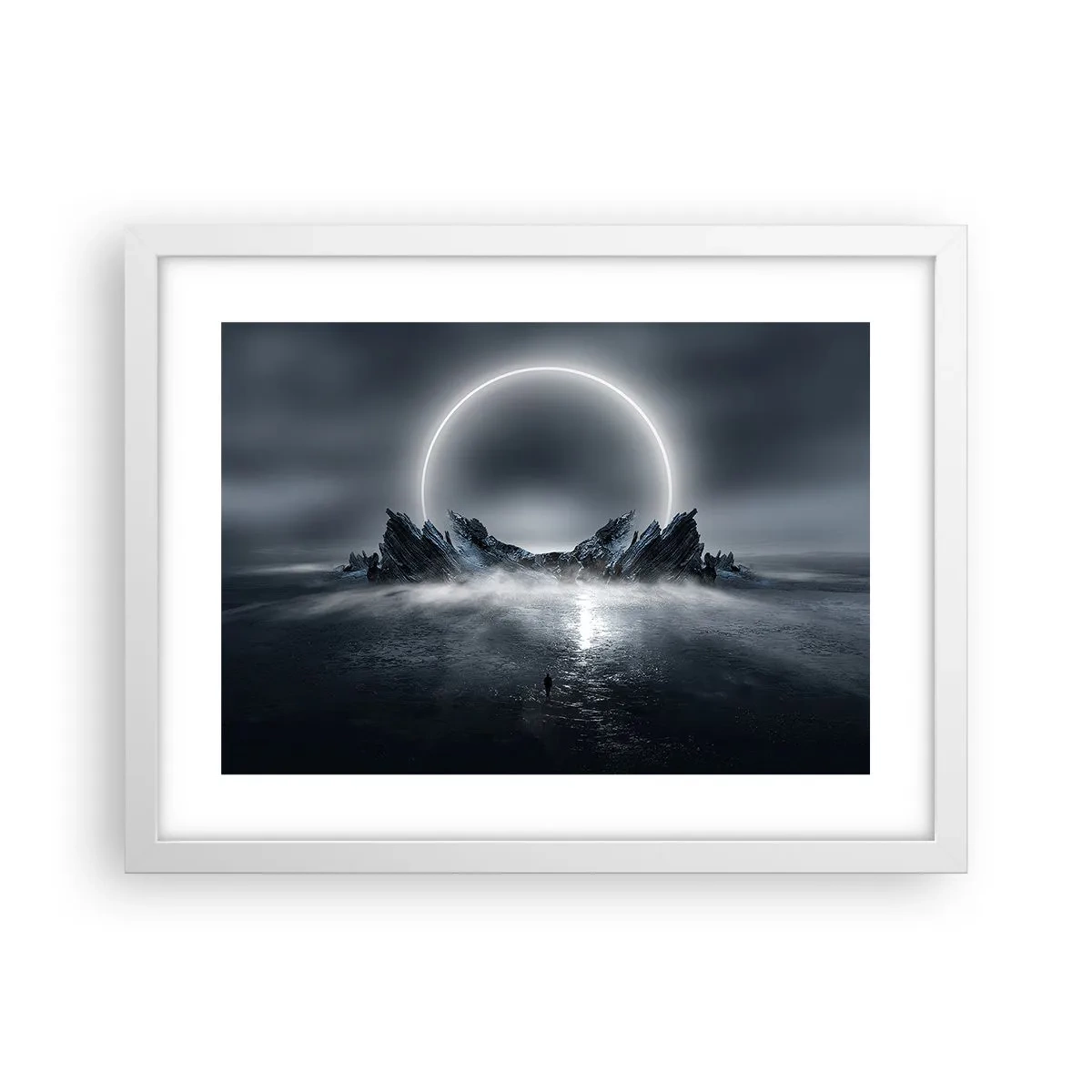 Poster în ramă albă - Final de poveste - 40x30 cm