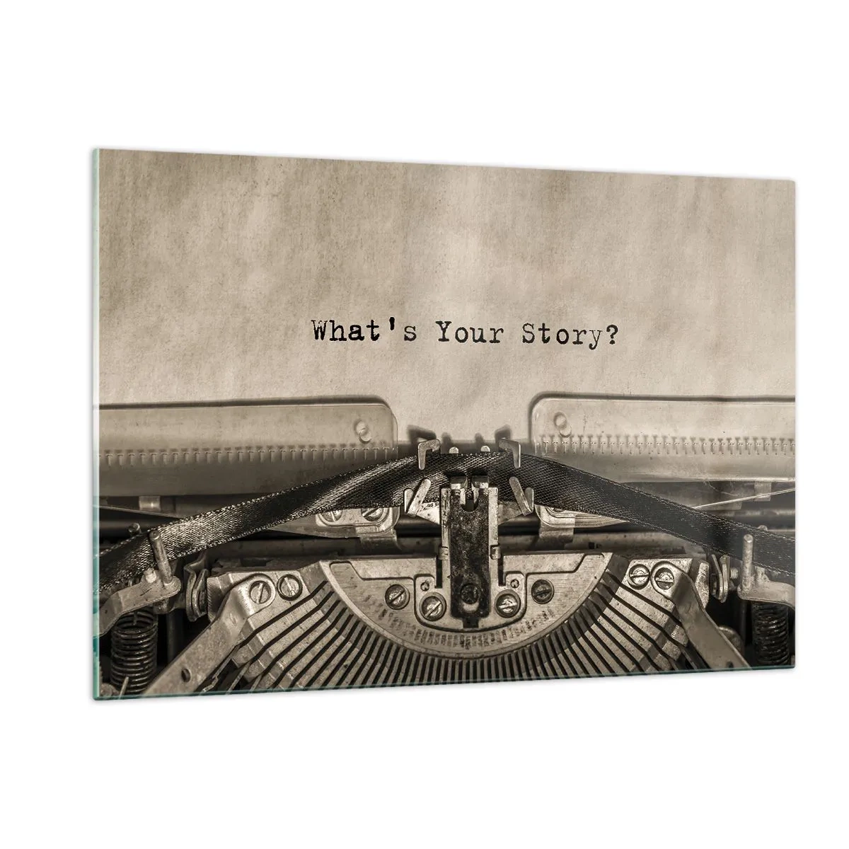 Tablou pe sticlă - Spune-mi - 120x80 cm