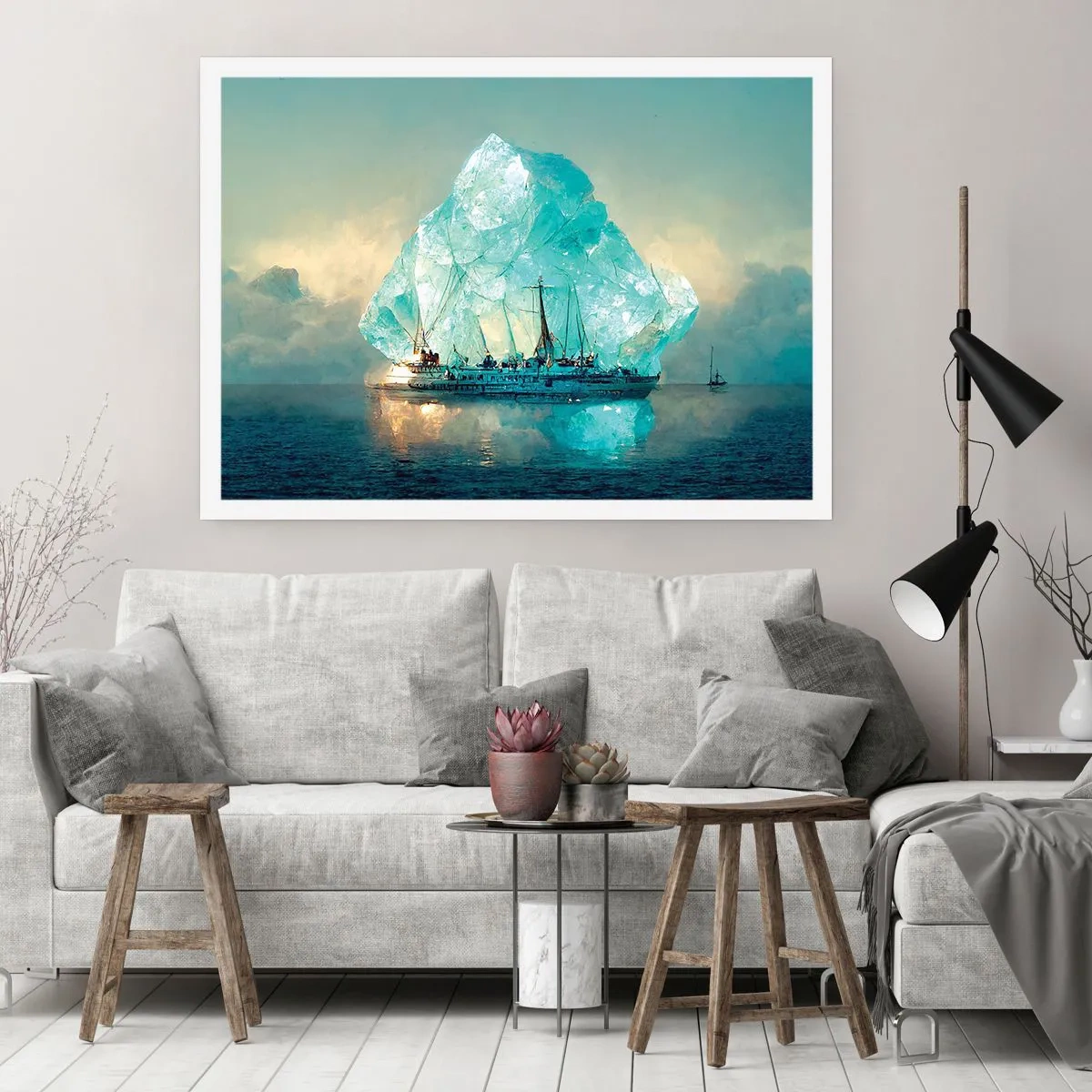 Poster - Diamant arctic - 40x30 cm
