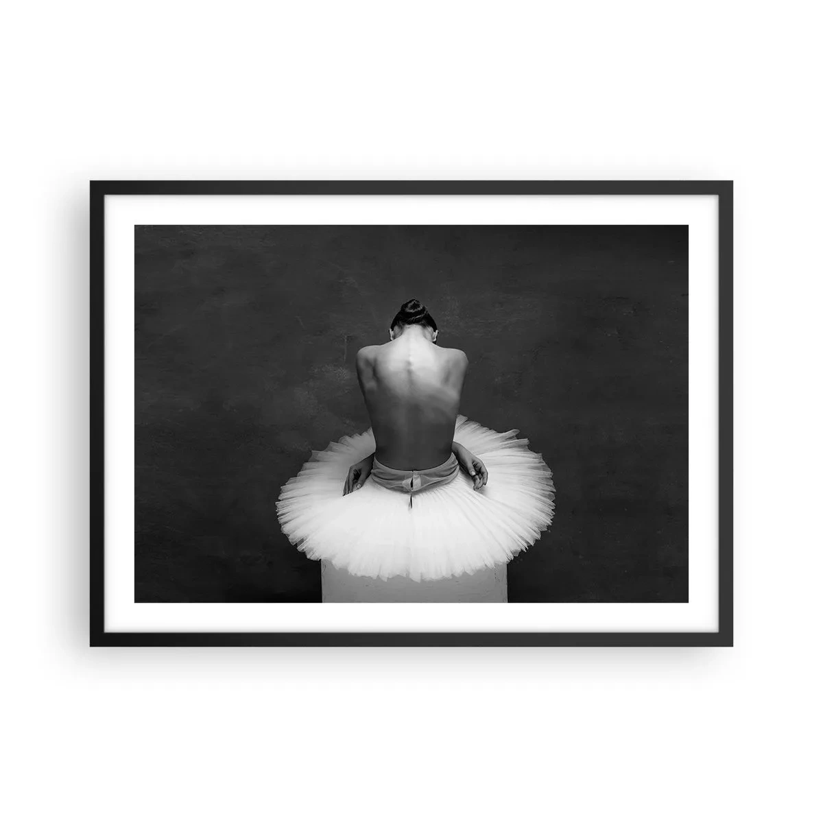 Poster în ramă neagră - Chiar înflorește - 70x50 cm
