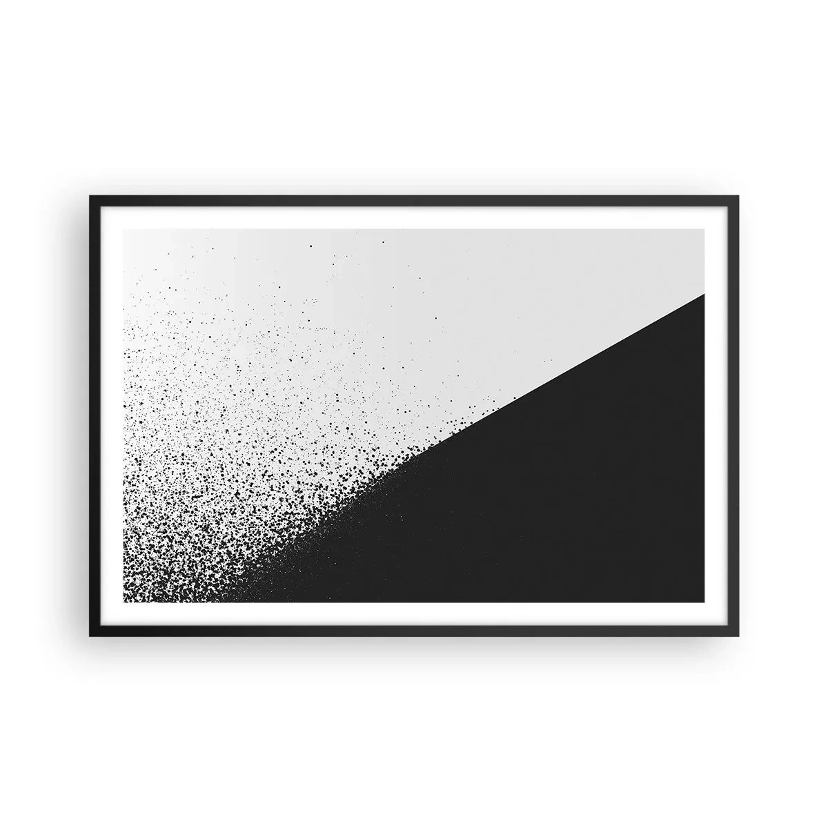 Poster în ramă neagră - Din ce în ce mai repede, din ce în ce mai mult - 91x61 cm
