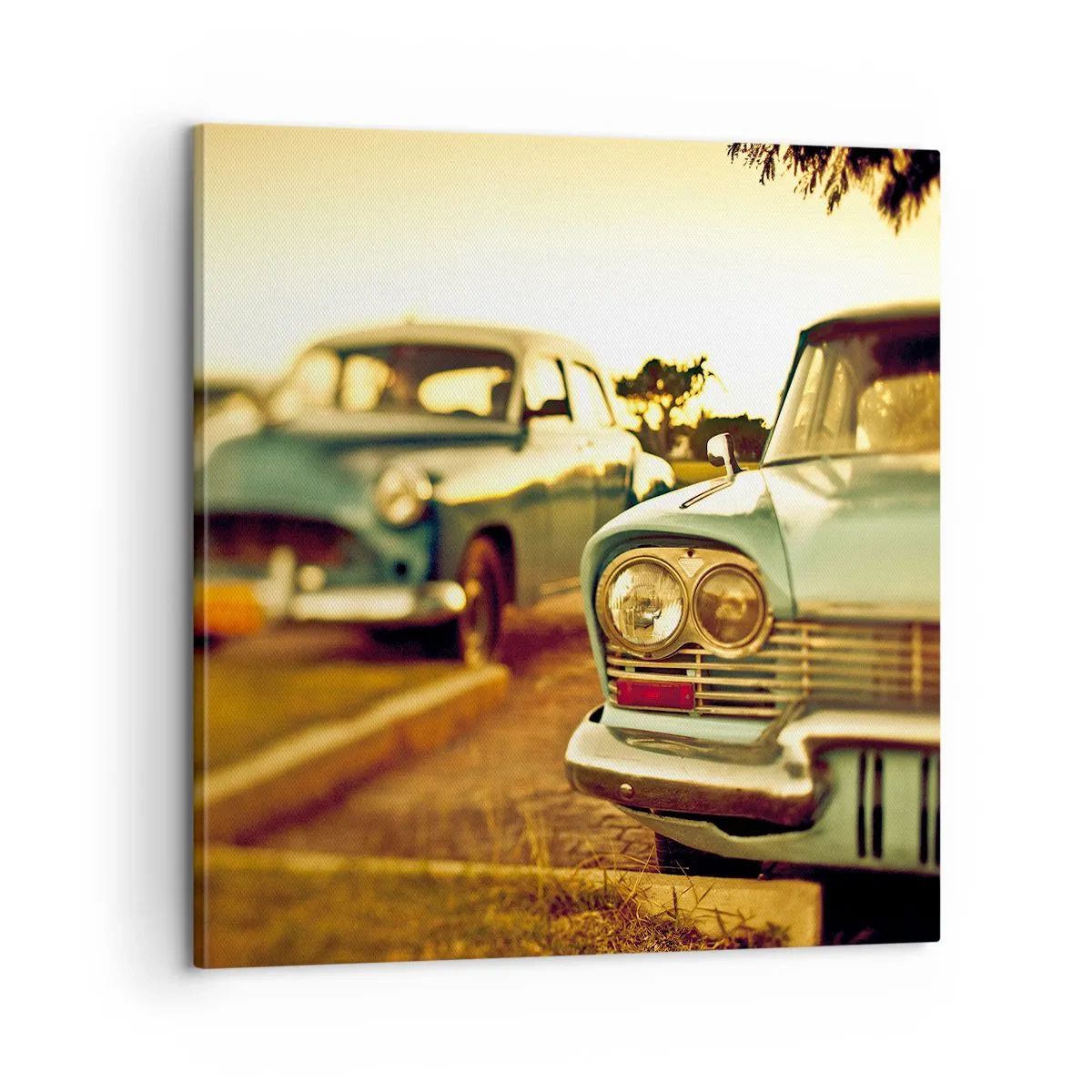 Tablou pe pânză - Vom aștepta și vom vedea - 60x60 cm