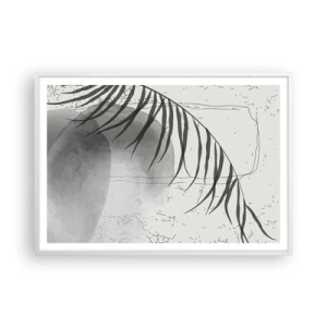 Poster în ramă albă - Exotismul subtil al naturii - 100x70 cm