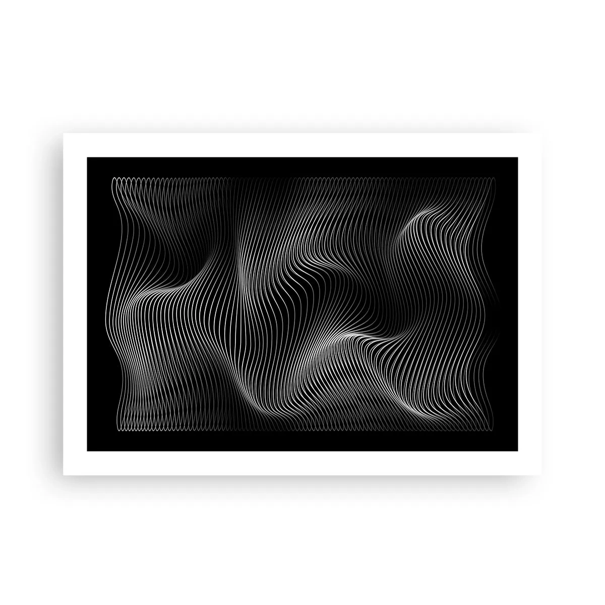 Poster - Dansul luminii în spațiu - 70x50 cm