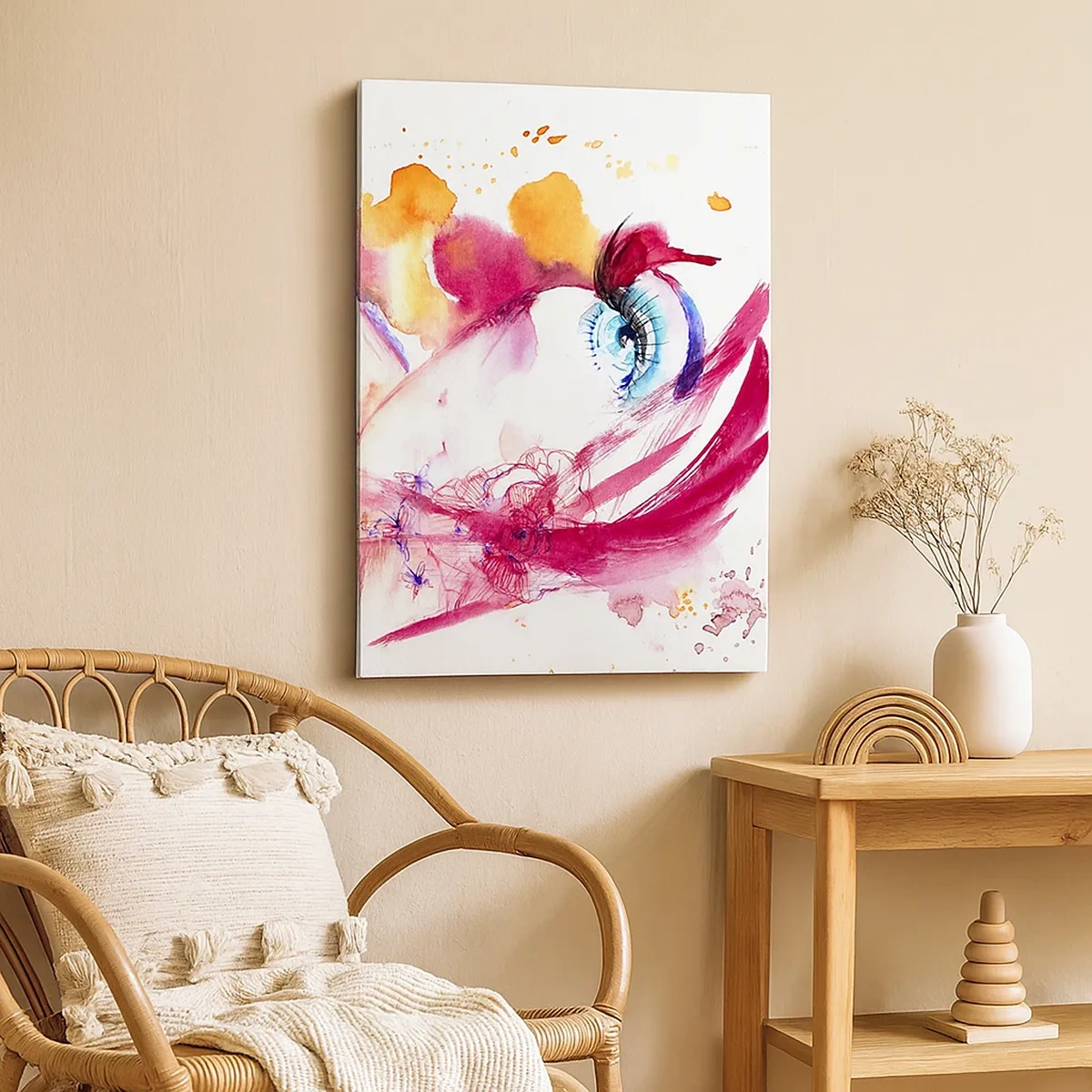 Tablou pe pânză - În apropiere, lumea înflorește - 50x70 cm