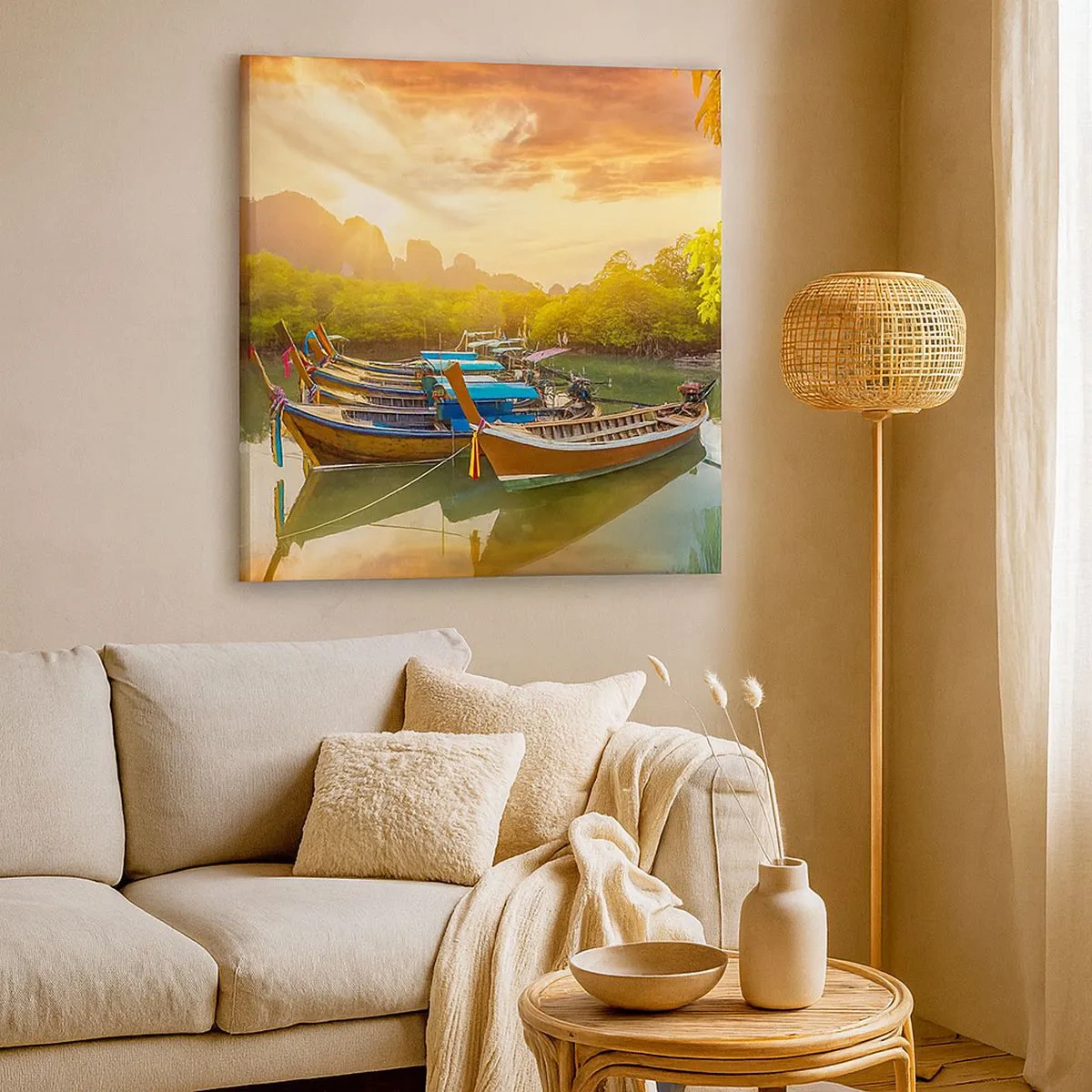 Tablou pe pânză - Înainte de o zi plină - 30x30 cm