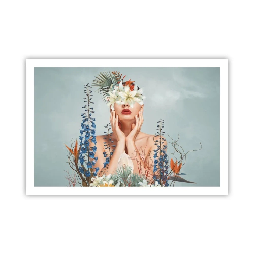 Poster - Femeia floare - 91x61 cm