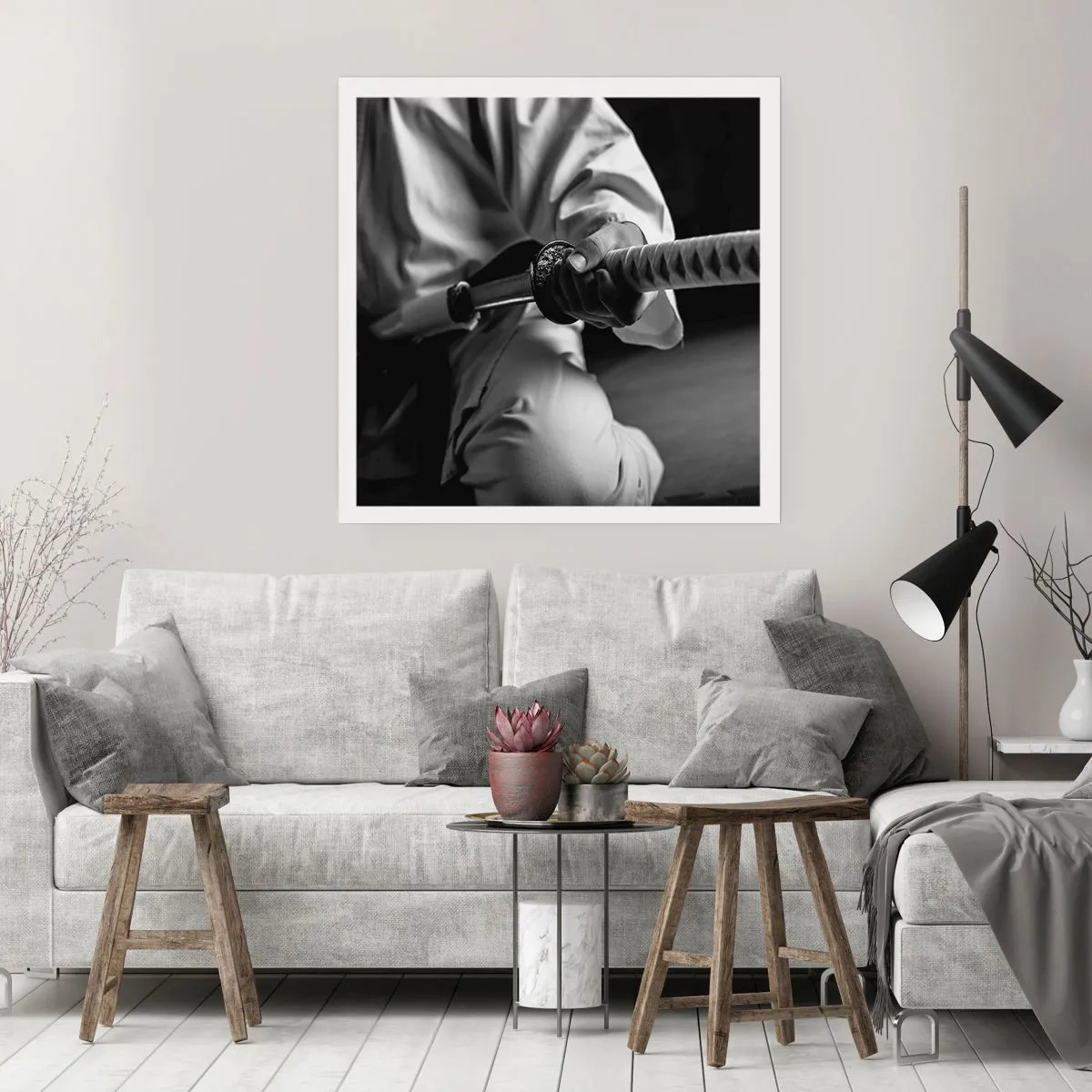 Poster - Sufletul unui războinic - 60x60 cm