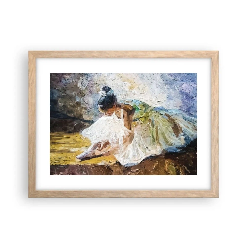 Poster în ramă de stejar deschis - Dintr-un tablou de Degas - 40x30 cm
