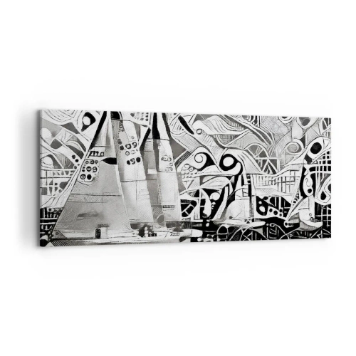 Tablou pe pânză - Între valuri - 100x40 cm