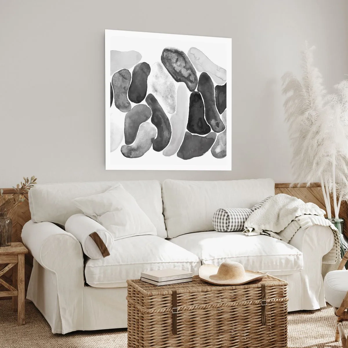 Poster - Abstracție pietroasă - 40x40 cm