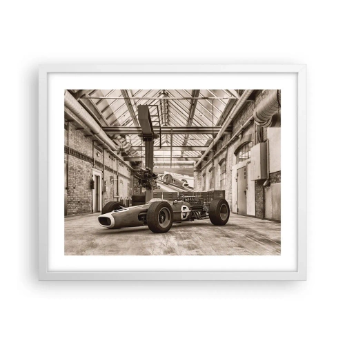 Poster în ramă albă - Odihna învingătorului - 50x40 cm